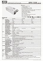 DataSheet SPV-1500-48 pdf